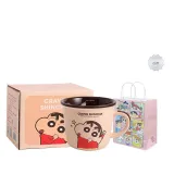 [Coffee with Gift Bag]Crayon Shin-Chan Milk Measuring Cup Multicolor Box Included
