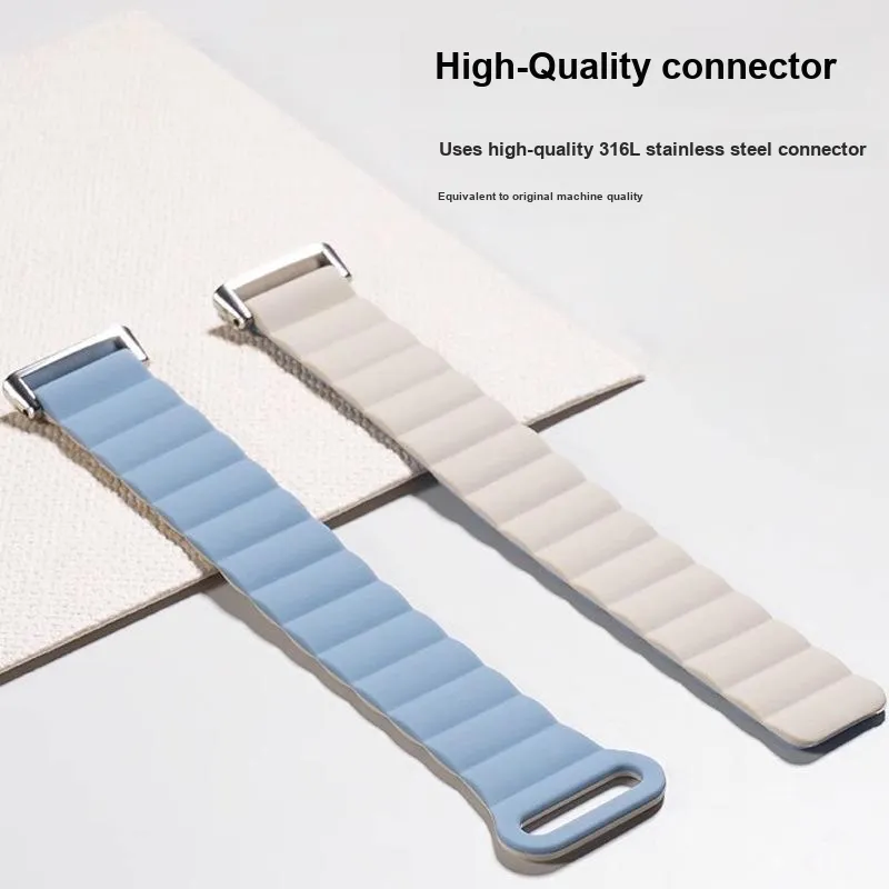 MUZHITIANKONG Watch Band Huawei Compatibility 210mm Silicone Material-8