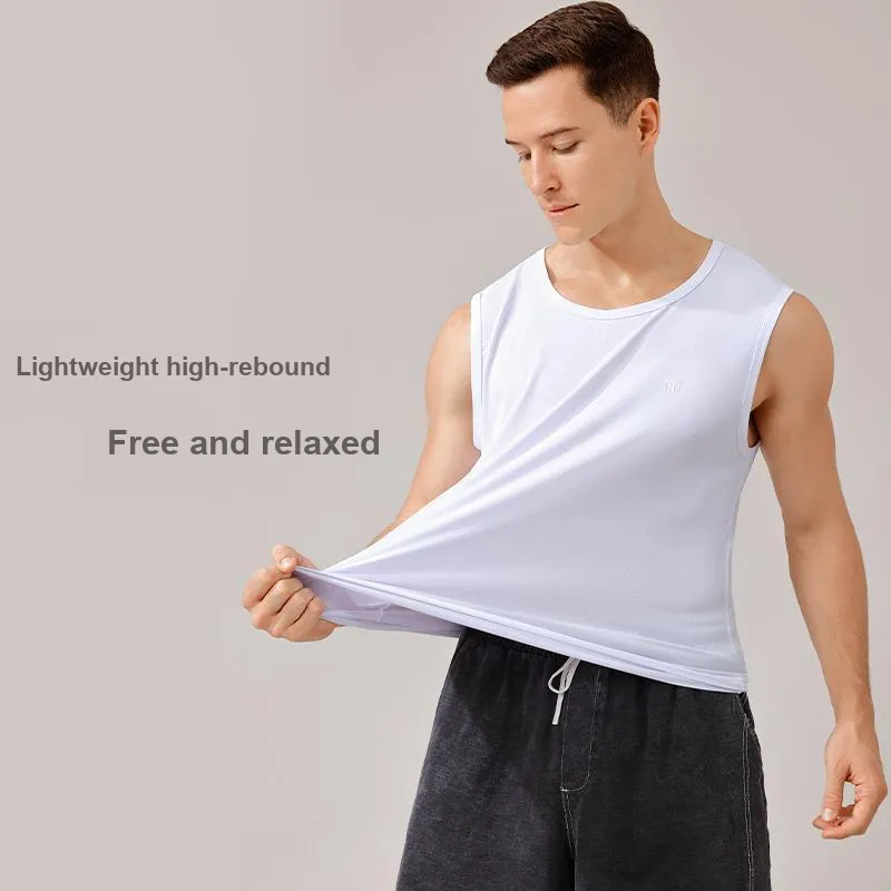 H YXIANG Men Tank Tops-6