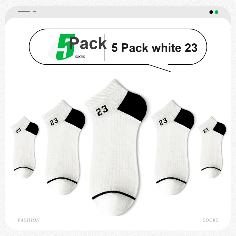 ROBINHOOD Ankle Socks Women's 5 Pack-9