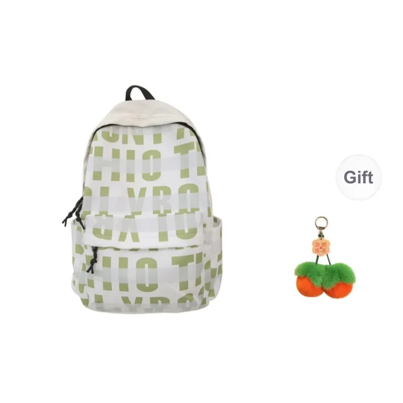 URBAN FOREST Nylon Backpack Unisex Red/Pink Green/Blue-8