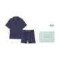 [Gift Box Set]the Pocket (Short-Sleeved Shorts) Dark Blue Men's Clothing Set