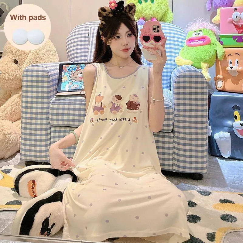 Ta Yan Nightgown Women's Apricot-1