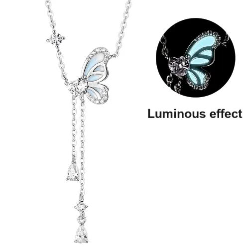 KADER 925 Sterling Silver Necklaces Women's Silver