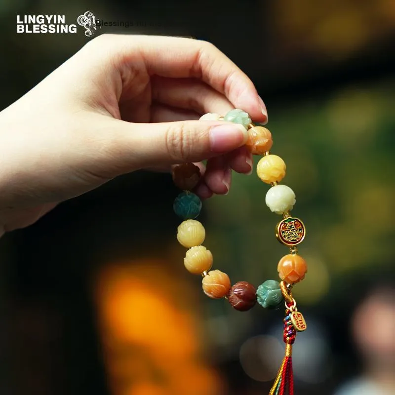 XIZITONGHUA Bodhi Seed Bracelets Women's-1