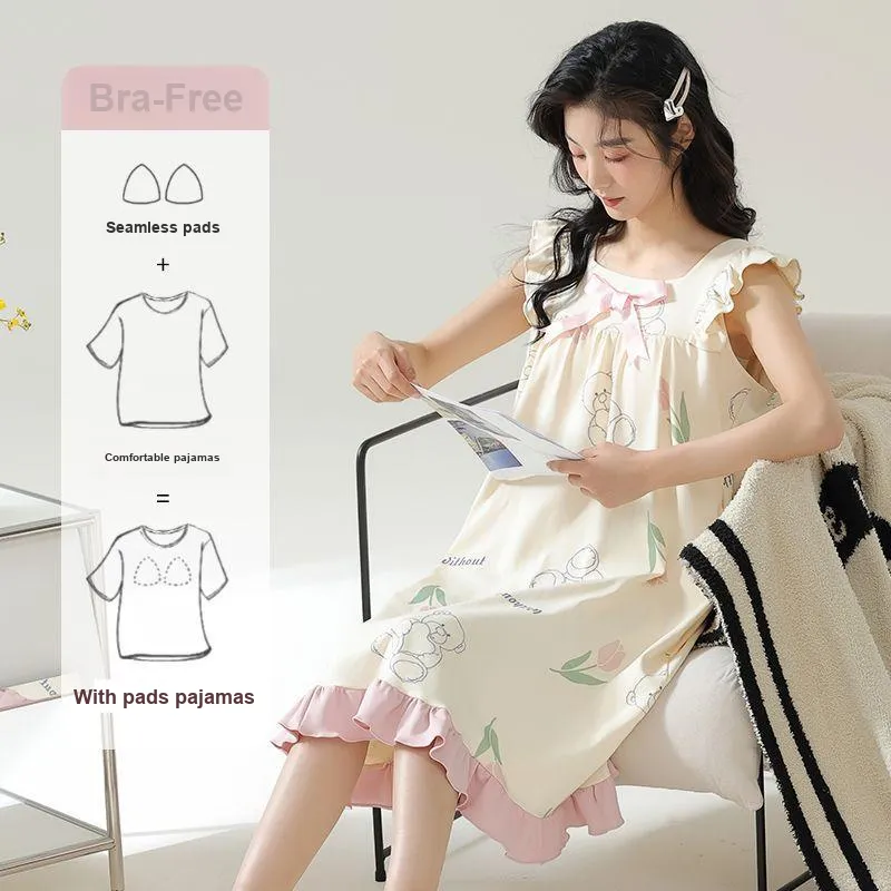 XISHE Women's Nightgowns-1