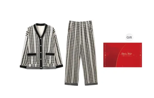 Redu Pajama Set Women's Gift Box Set Black