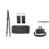 [Set of 3]Black Shoulder Strap+Wear-Resistant+Liner