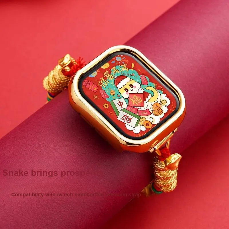 Fly Watch Band Apple Compatibility Cotton Jade Cord Material-3