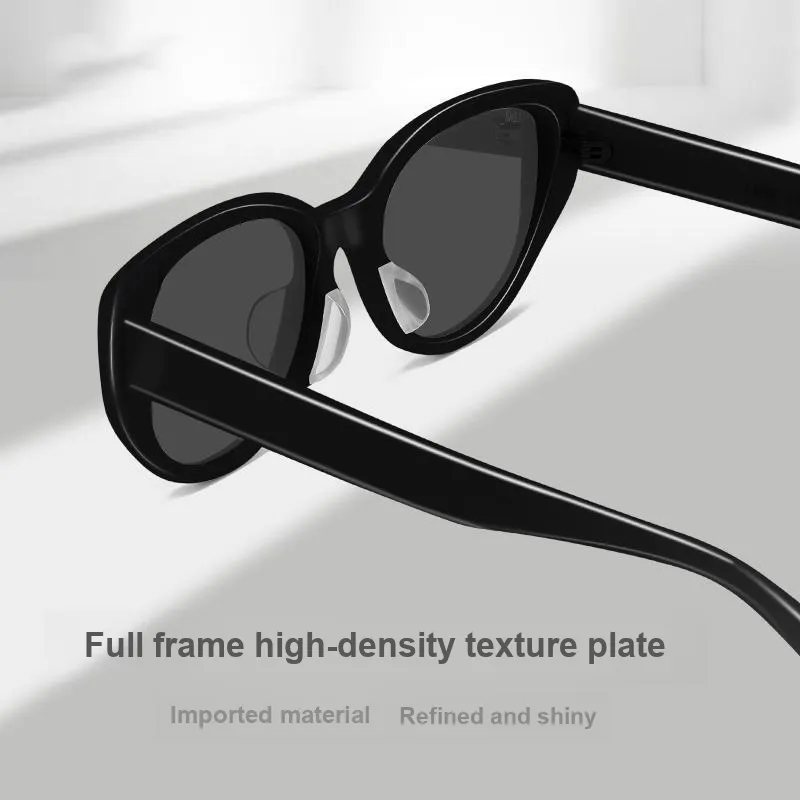 LOHO Plate Frame Cat Eye Driving Outdoors Travel Photography Sun Protection Ultraviolet Sunglasses Unisex-10