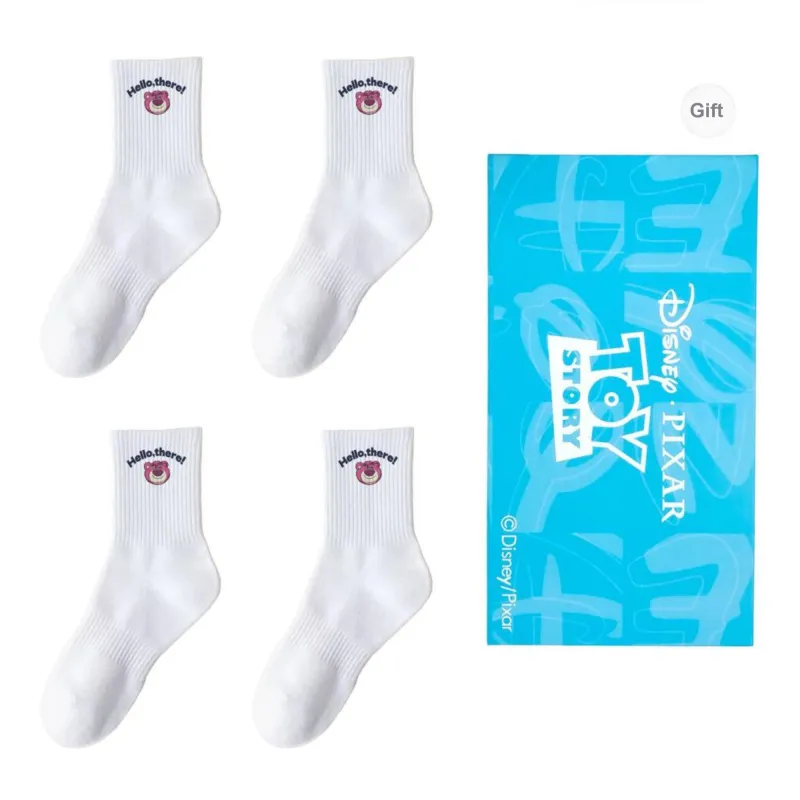 Disney Knee High Socks Unisex Box 4 Pack-0