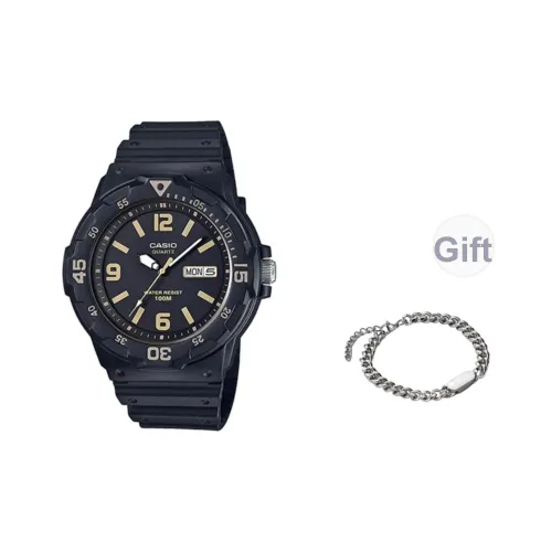 CASIO Кварцевый механизм Часы Мужские Черный циферблат