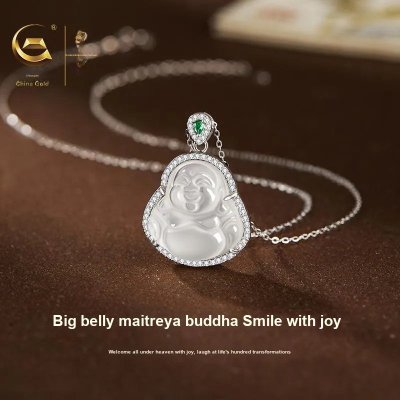 Central Fashion Chalcedony Necklaces Women's-2
