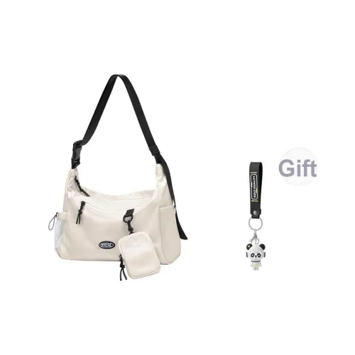 GOLF Комбо Сумка Плечевая Сумка Средняя Унисекс Черный Экрю