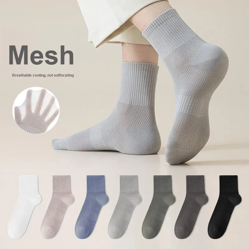 Lan Miao Mid Calf Socks Men's 10 Pack-5