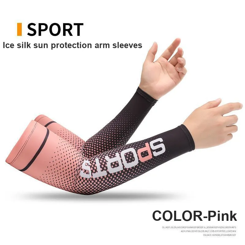 Genius Dawn Moon Riding Equipment Cycling Arm Sleeves Outdoor Indoor Unisex Ice Silk-5