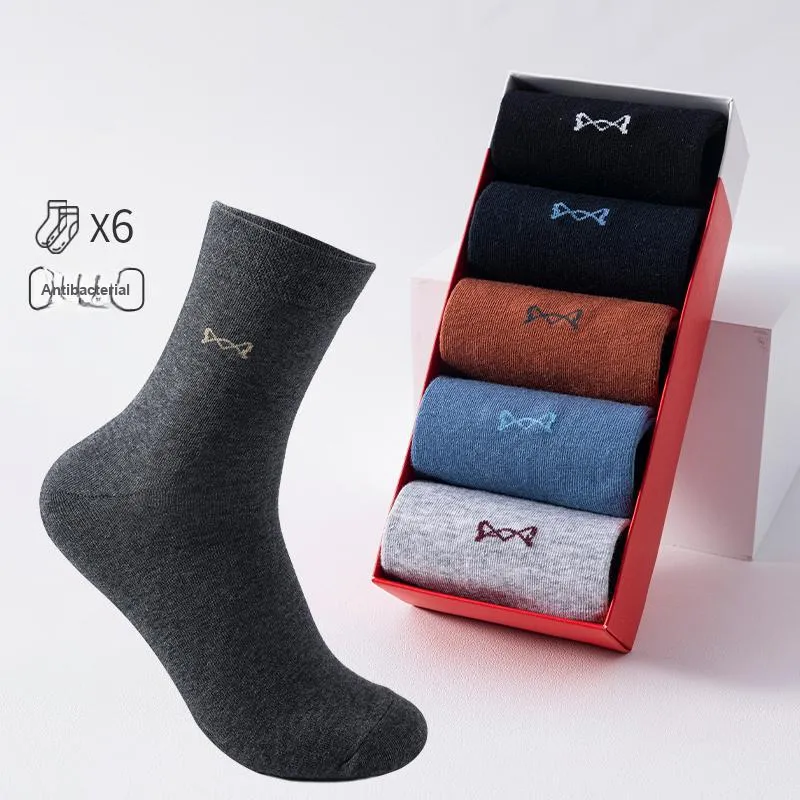 MIIOW Mid Calf Socks Men's Box 5 Pack-2
