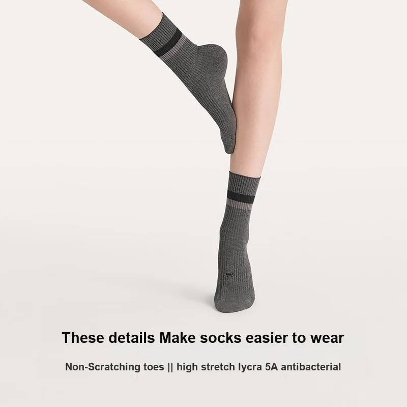 Ubras Mid Calf Socks Women's 2 Pack-4