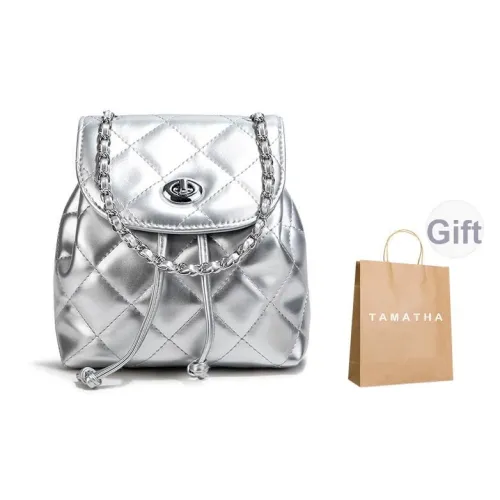 TAMATHA ПУ (полиуретан) Рюкзак Women's Silver