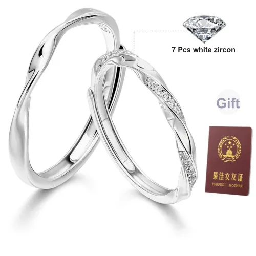 NUSQ 999 Fine Silver Rings Unisex
