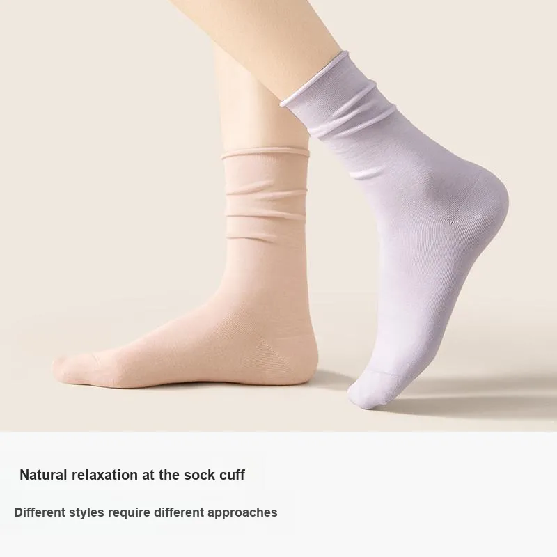 B&C.Room Mid Calf Socks Fall Winter Women's 5 Pack-7