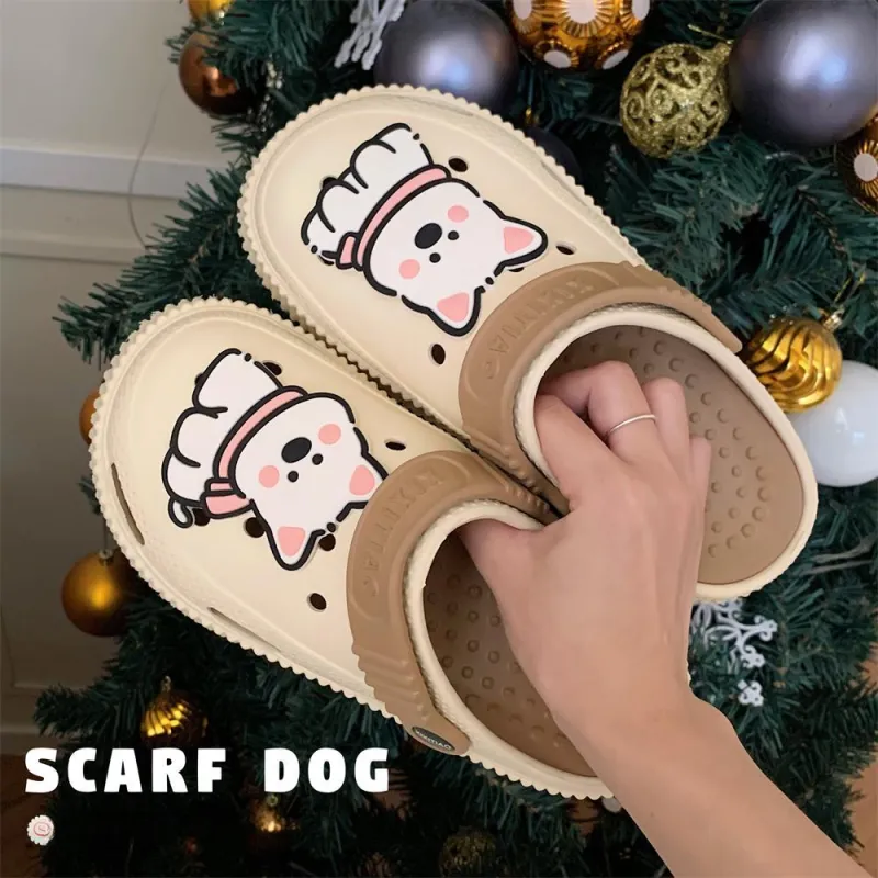 Thin Strips Slippers Women's, White+Egg Yolk-16
