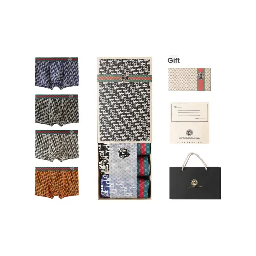 MADALLO Men's Underwear Gift Box 4 Pack MADALLO Мужское нижнее белье Подарочная коробка 4 пачки