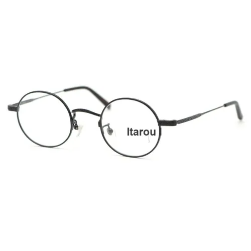 Fujii Taro Сплав Круглые Оправы для очков Унисекс