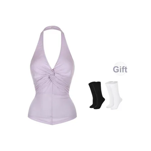 BSEVENI Светло-фиолетовый Женские Майки