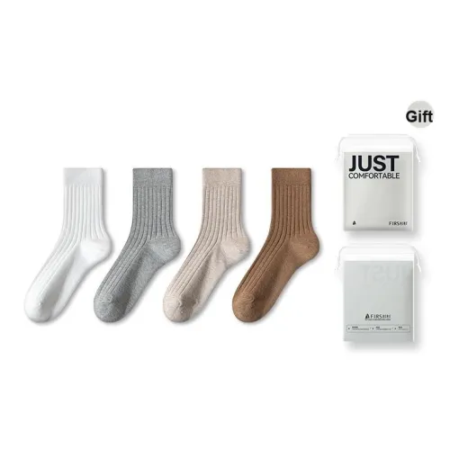 FIRS Носки Crew Мужская Сумка для покупок 4 упаковки