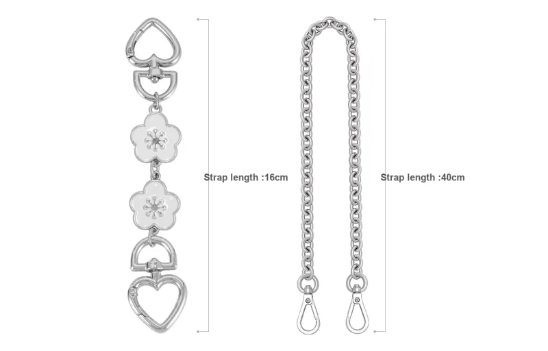 Lan Bao Fan Metal Alloy Bag Strap Women's Multicolor-36