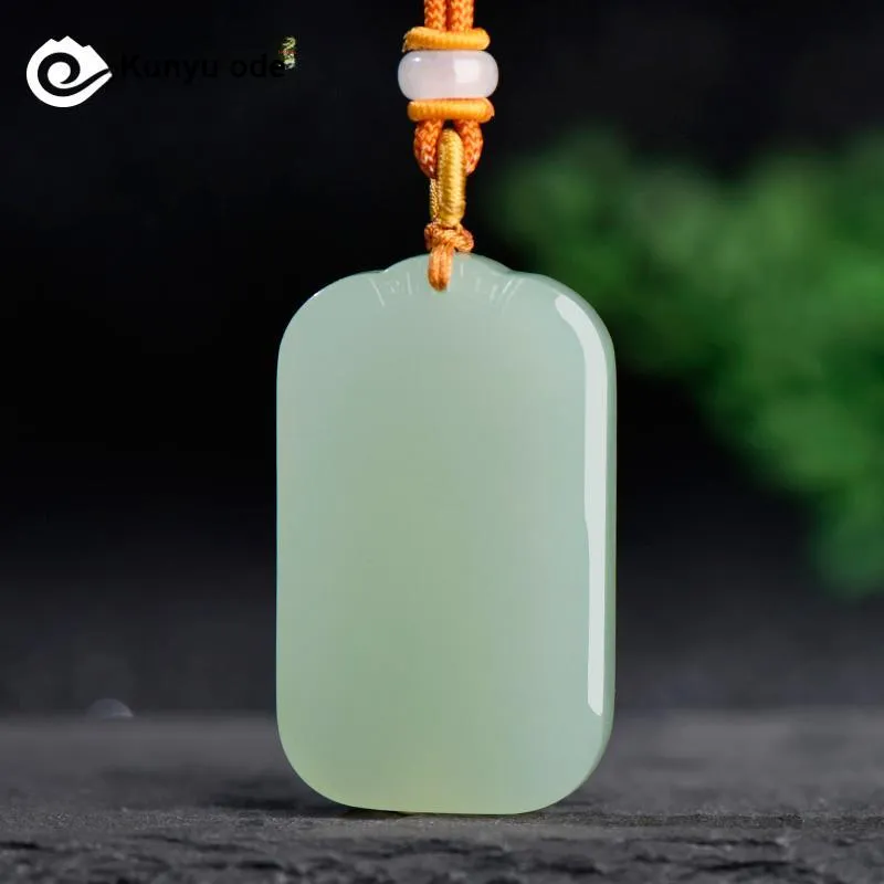 KUNYUYAO Pendants White Jade/Pale Greenish White Jade Unisex-1