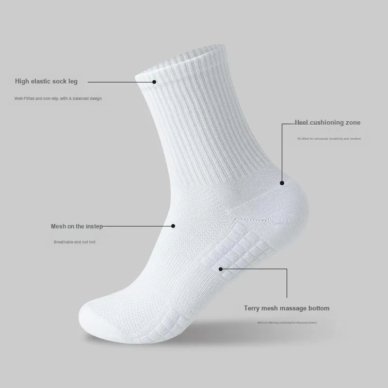 COTTON CHEESE Mid Calf Socks Men's 6 Pack-3