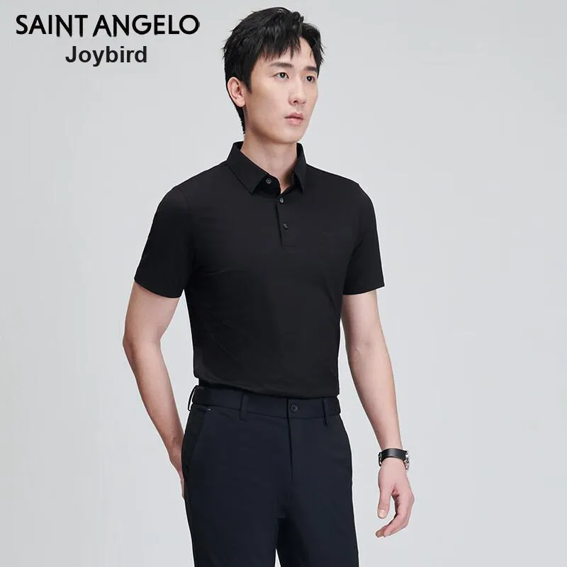 SAINT ANGELO Polo Shirts Unisex Black-2