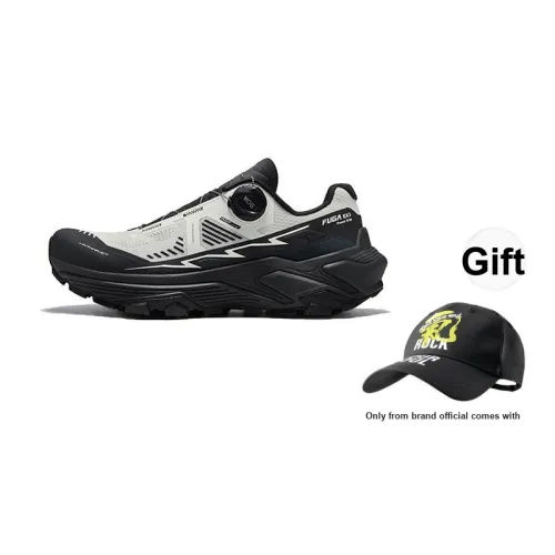 KAILAS FUGA EX3 BOA Running Shoes Men Low Top Unbleached Original Color/Ink Black