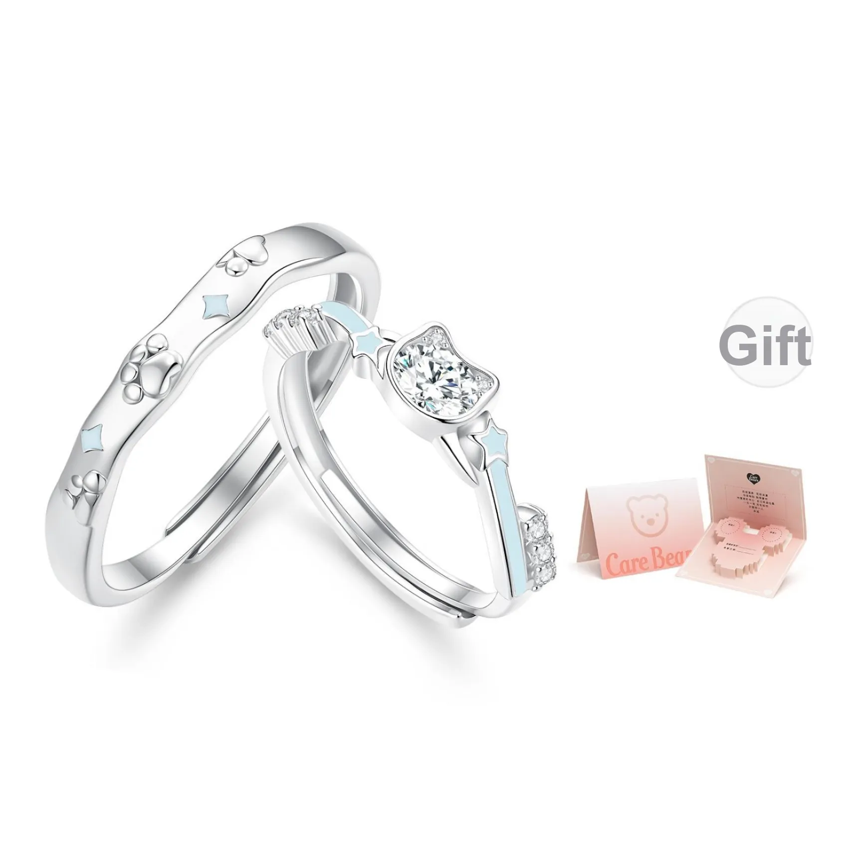 Кольца из медного сплава CAREBEARS унисекс