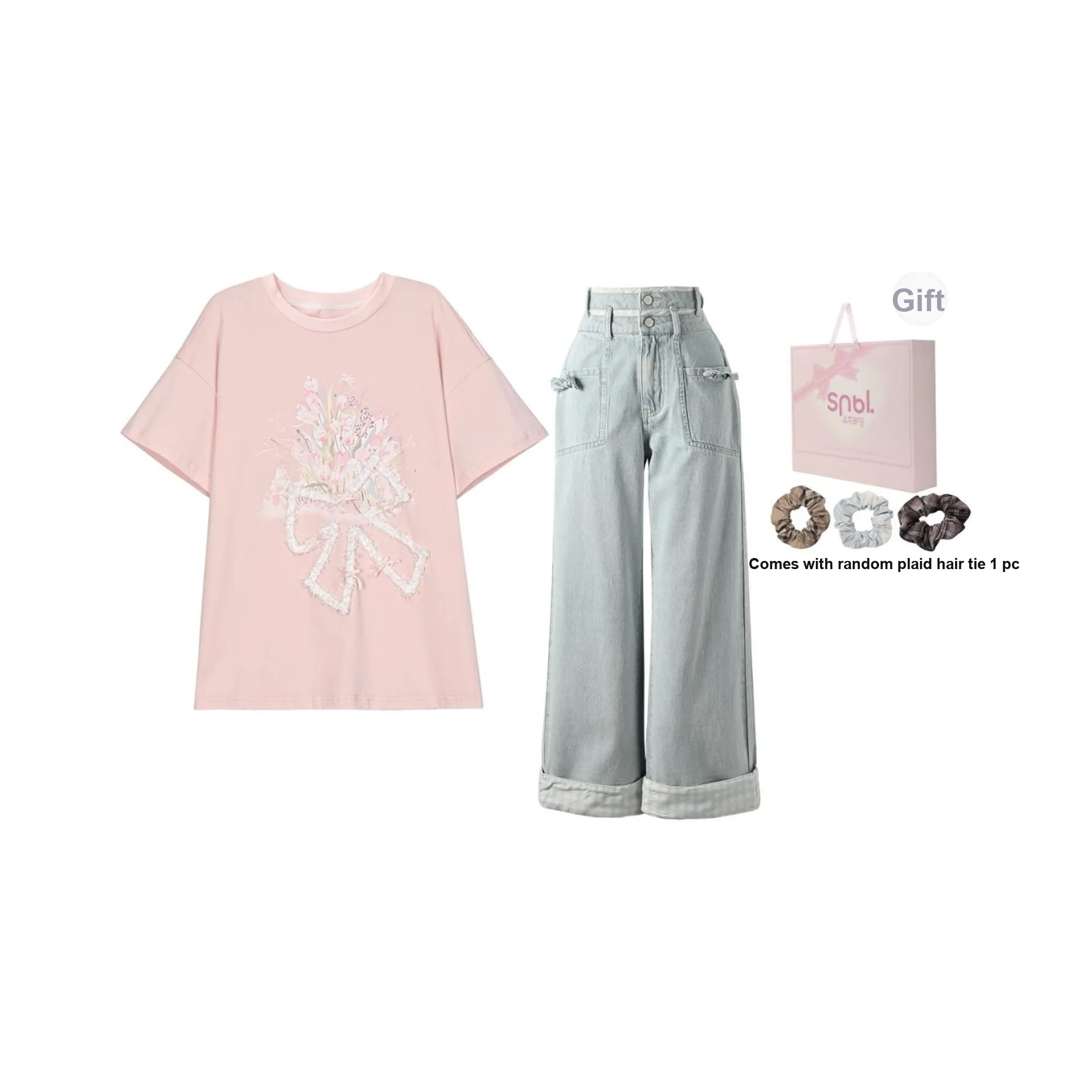 Snbl Брюки + T Рубашка Женские Повседневные Костюмы