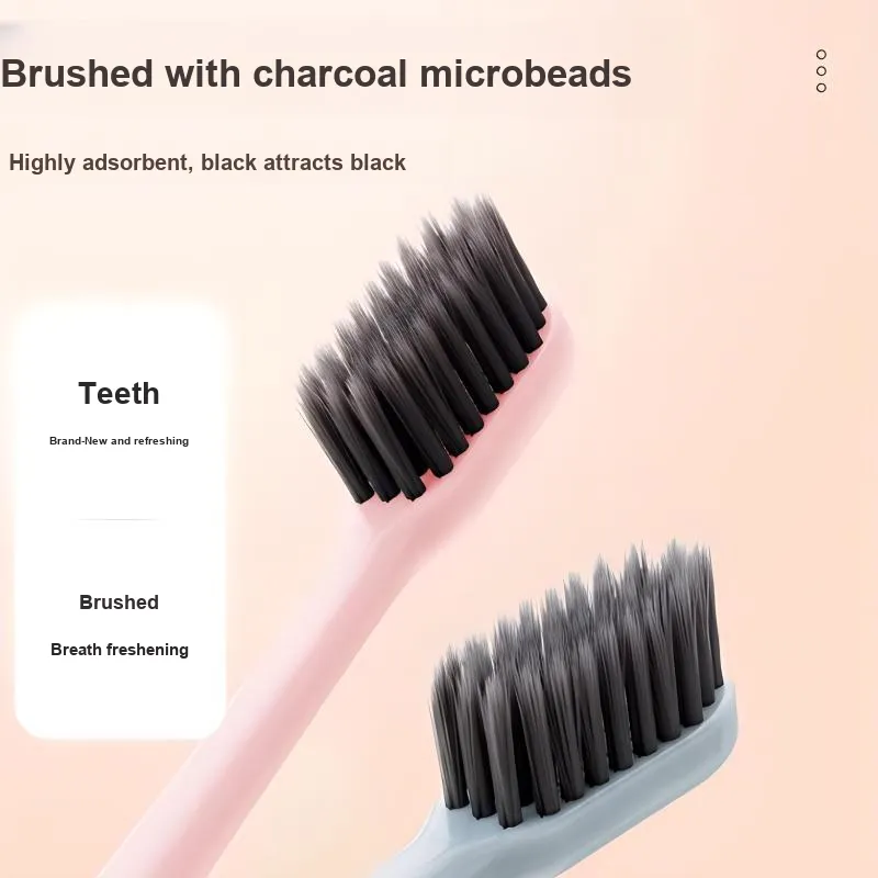 MINISO Bakuchiol Charcoal Toothbrushes Cleaning 3 Pcs-1