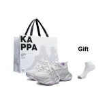 Classic White/Purple[White Shopping Bag+Crew Socks]