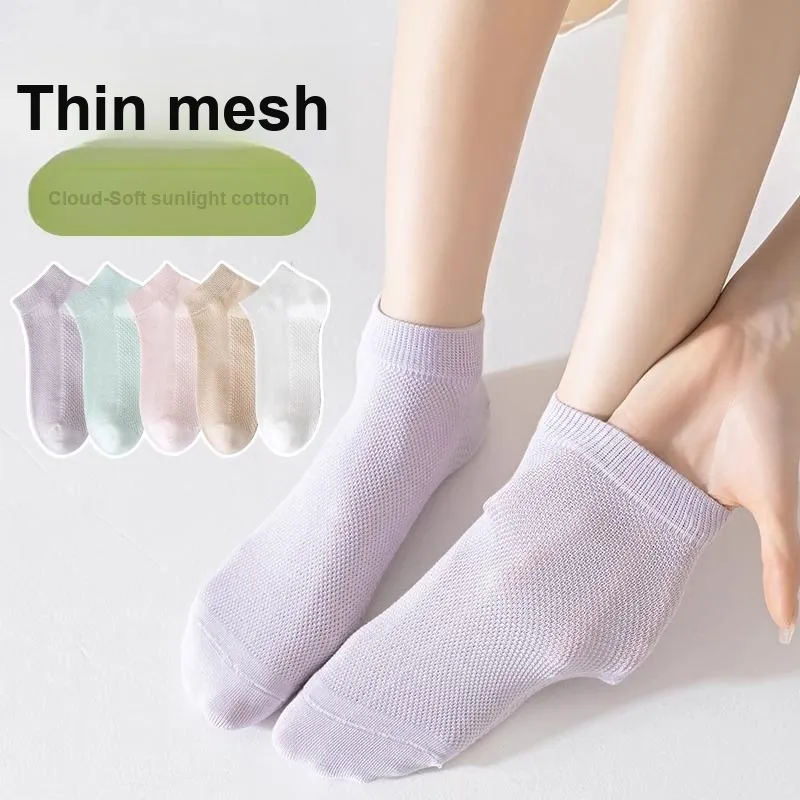 Lan Miao No Show Socks Women's 5 Pack-2