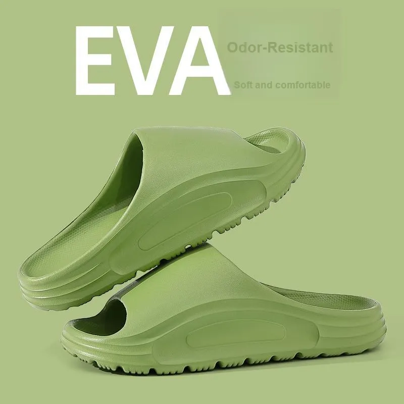 Foot Recreation Summer Home Indoor Bathroom Bathing Slip Resistant Quiet Slippers, Home Slippers, Unisex-12
