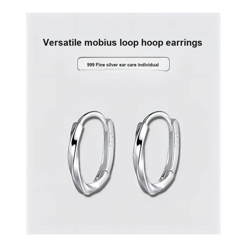 Daisy Dream 999 Fine Silver Earrings Unisex-2