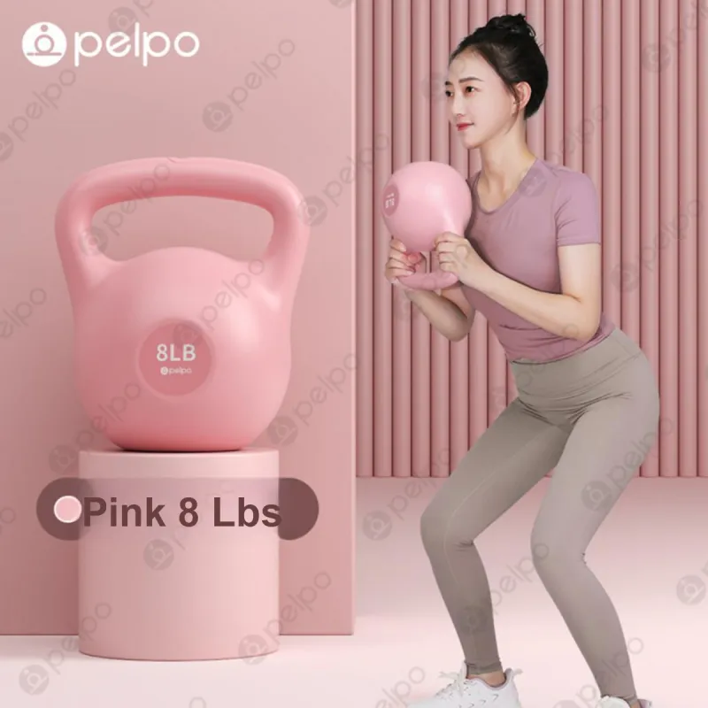 Pelplo Kettlebells PVC Home Indoor Office Specific Unisex Comprehensive Fitness Exercises For Muscle Relaxation-7