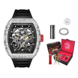 The Great Wall Box-Men's Black Strap