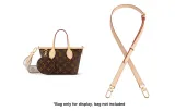 1.5cm-Width Adjustable 100-120cm Crossbody Vegetable Tanned Leather Shoulder Strap[Top Grain Cow Leather]
