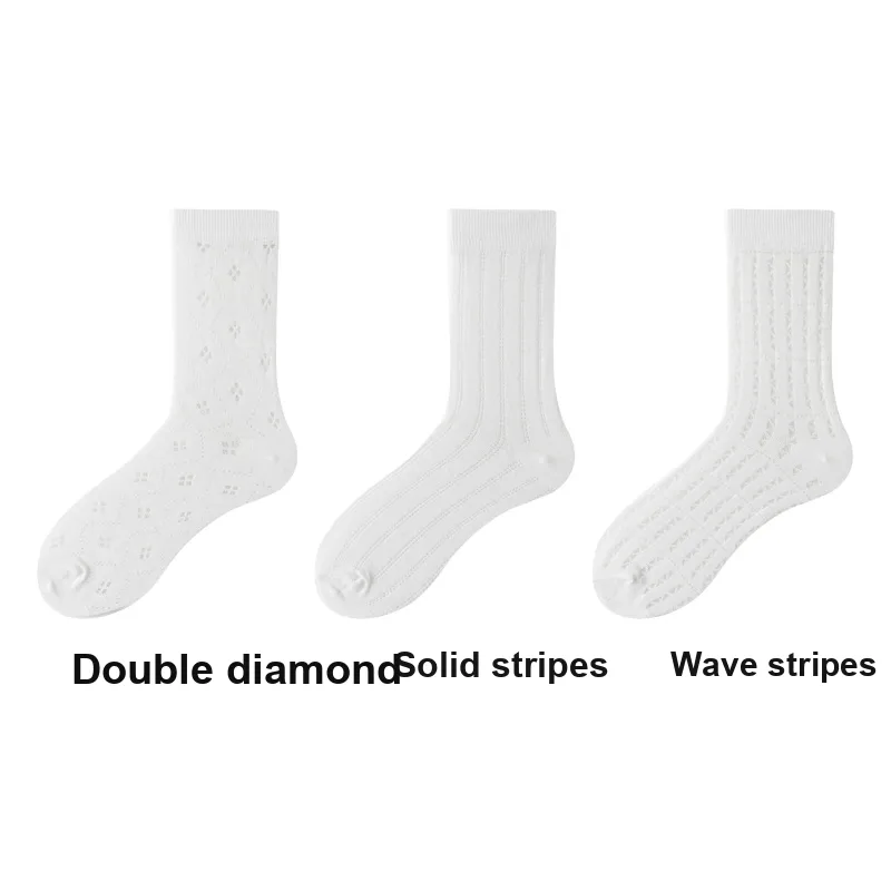 H YXIANG Mid Calf Socks Women's Combo Set-1