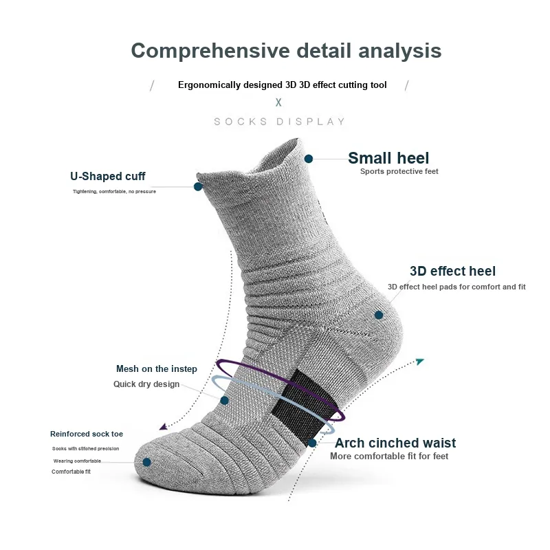 FARO Basketball Socks Men's Combo Set-6