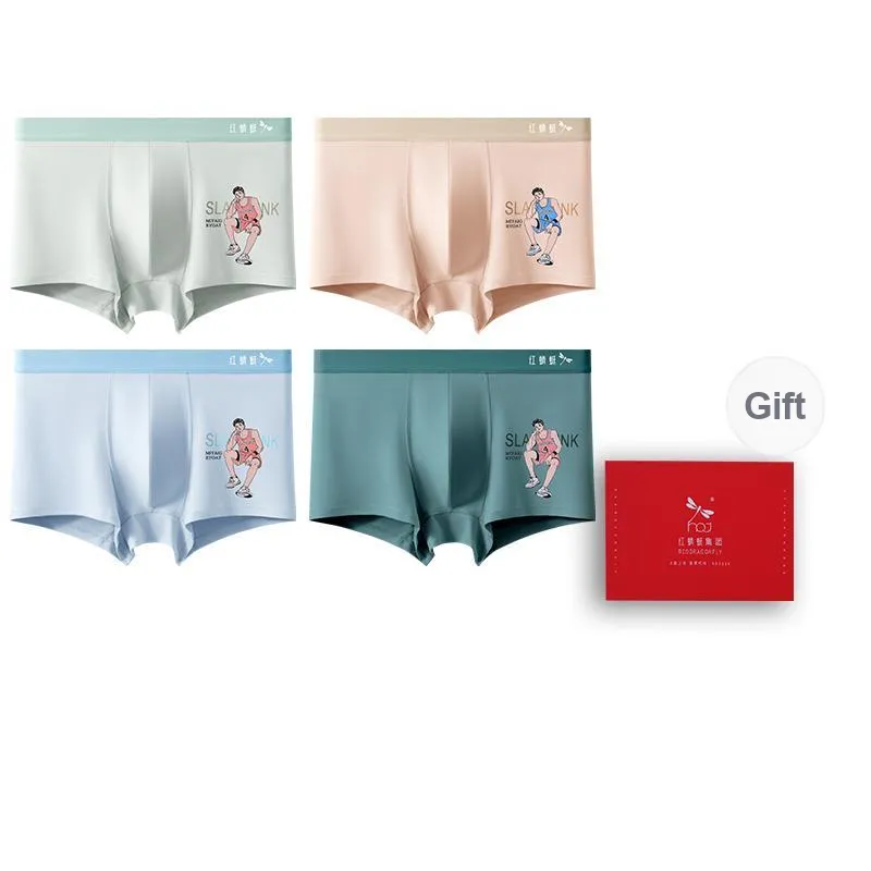 RED DRAGONFLY Cotton Panties Men's Box 4 Pack-7