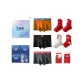 Box 3 Pack (Orange+Black+Dark Gray)+4 Pack (Zodiac Year)