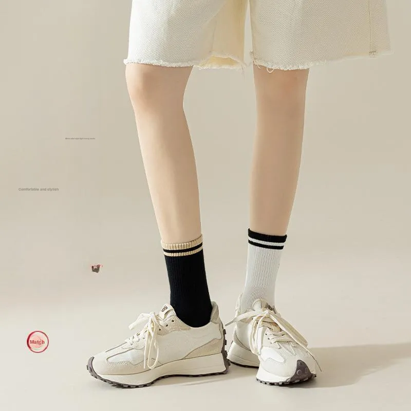 Cotton Gene Mid Calf Socks Women's Box 5 Pack-11